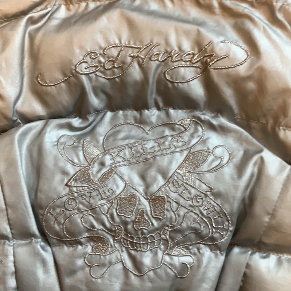 Ed Hardy puffer vest - Picture 5 of 7